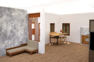 Living and dining interior